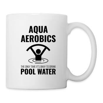 Water Aerobics Aquatic fitness Aqua Exercise - Mug - white - Right