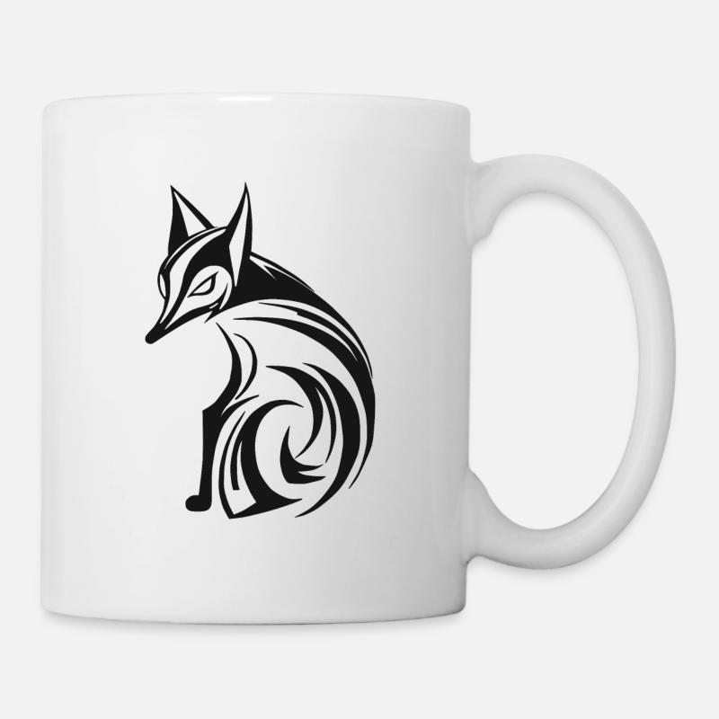Cute Fox - Mug - white