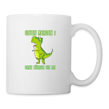 Guten morgen ganz dünnes Eis - Tasse - Weiß - Rechts