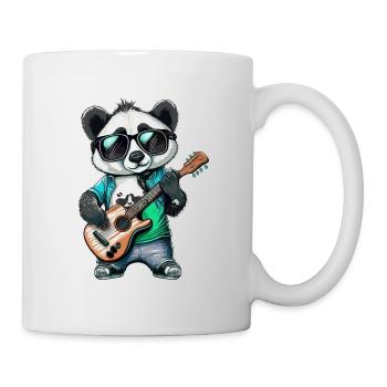 Panda Wippe - Tasse - Weiß - Rechts