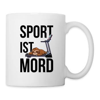 Sport ist Mord2 - Tasse - Weiß - Rechts