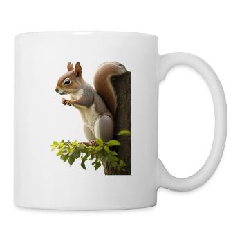 Eichhörnchen - Tasse - Weiß - Rechts