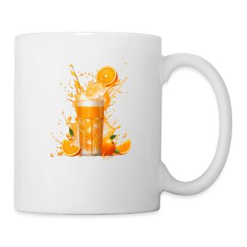 Jus d’orange - Mug blanc - blanc - Droite