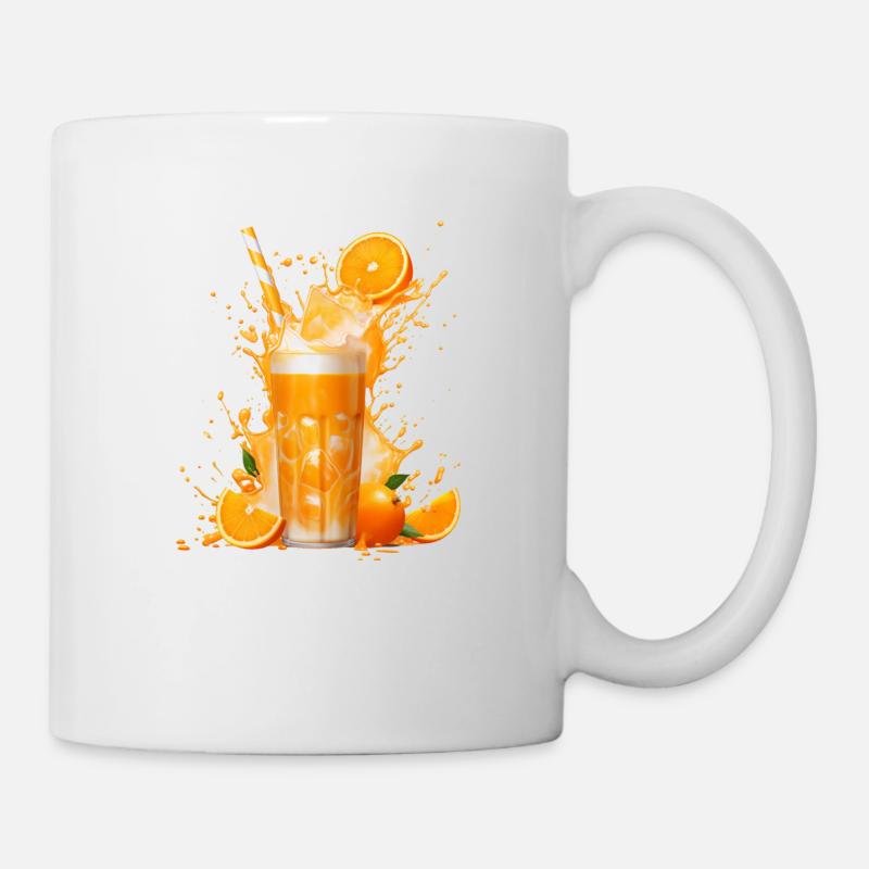 Jus d’orange - Mug blanc - blanc