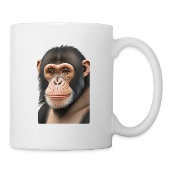 Chimpanzé - Mug blanc - blanc - Droite
