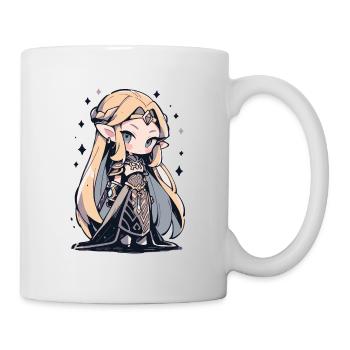 Cute Chibi Princess - Cute Fairy Tale Design - Mug - white - Right