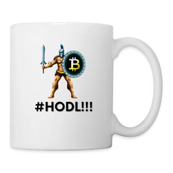 Bitcoin Hold Krypto Cryptocurrency - Tasse - Weiß - Rechts