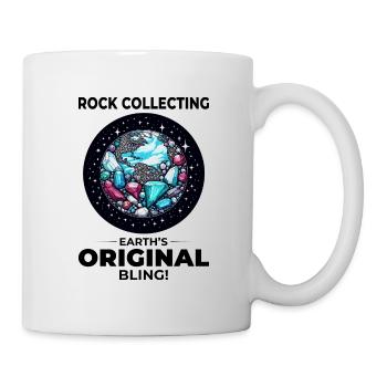 Collecte de roches: le bling originel de la Terre! Géologie - Mug blanc - blanc - Droite