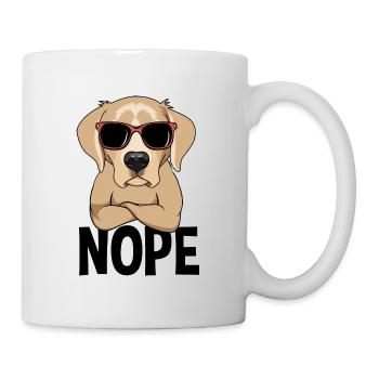 Nope Labrador Dog Nope Easy Nope - Mug - white - Right