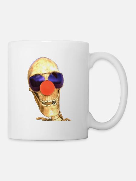 Tod eines Clowns - Tasse - Weiß