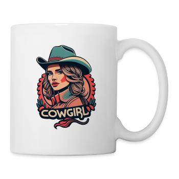 Western woman - Tasse - Weiß - Rechts