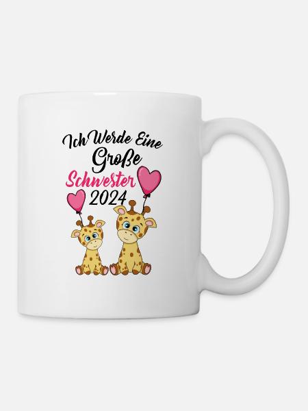 Große Schwester 2024 - Tasse - Weiß