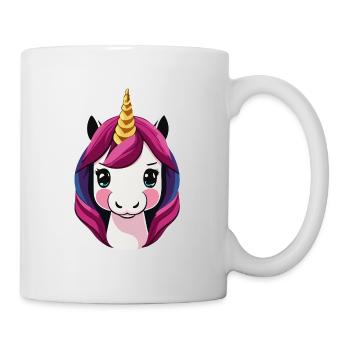 Einhorn - Tasse - Weiß - Rechts