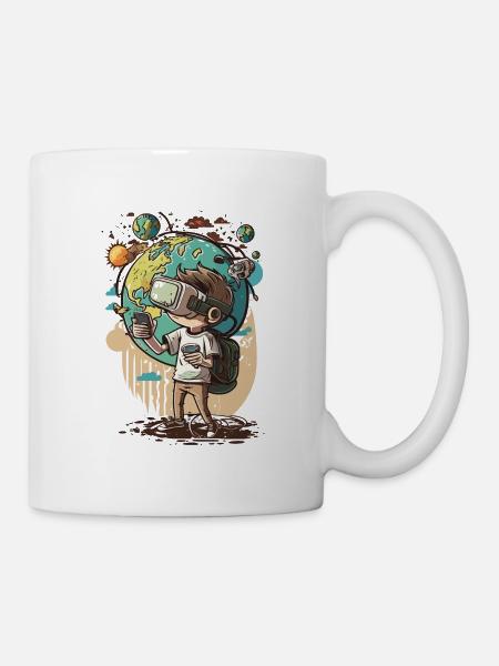 Virtueller Visionär - Tasse - Weiß