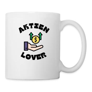 Aktien Lover Aktien liebe Dividende - Tasse - Weiß - Rechts