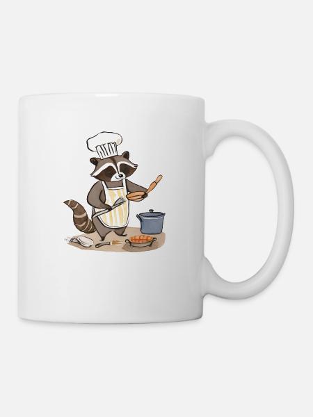 L’artiste culinaire Rocky : un délice culinaire magistral - Mug blanc - blanc
