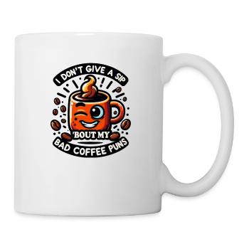 I dont give a Sip - Tasse - Weiß - Rechts