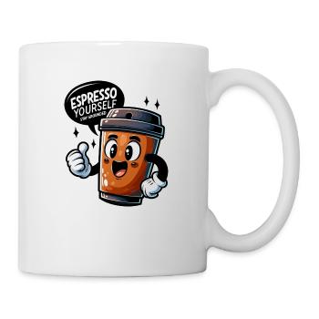 Espresso yourself - Tasse - Weiß - Rechts