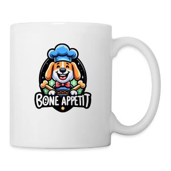 Appétit osseux - Mug blanc - blanc - Droite