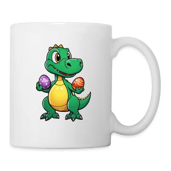 Dinosaur Easter Eggs Easter - Mug - white - Right