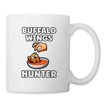 Buffalo Wings Chicken Wings Chicken Chicken Geschenk - Tasse - Weiß - Rechts
