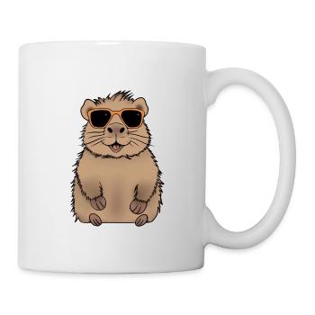 Capybara - Tasse - Weiß - Rechts