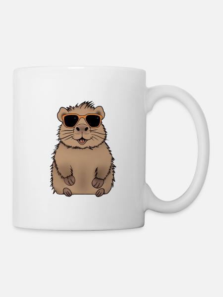 Capybara - Tasse - Weiß