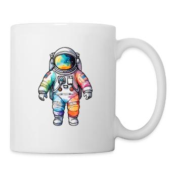 Aquarelle d’astronaute Aquarelle - Mug blanc - blanc - Droite