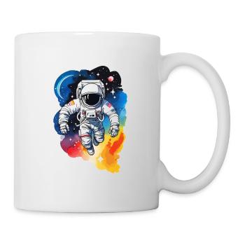 Aquarelle d’astronaute Aquarelle - Mug blanc - blanc - Droite
