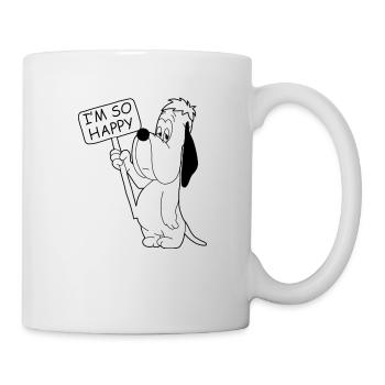 Happy - Mug blanc - blanc - Droite