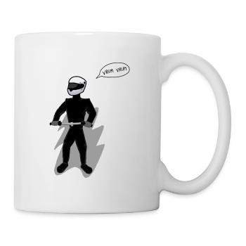 Hobby biker - Mug - white - Right