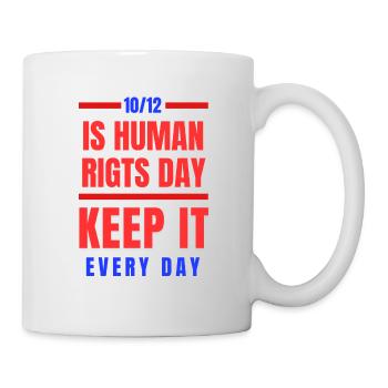 10/12 Human rights - Mug - white - Right