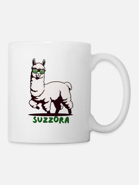 alpaca shades - Mug - white