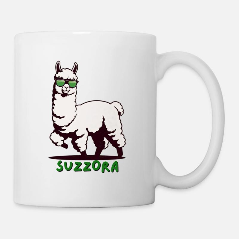alpaca shades - Mug - white