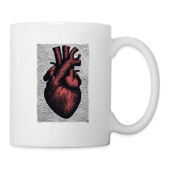Heart Lithography - Mug - white - Right