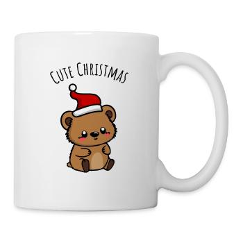 Niedlicher Weihnachts Bär - Cute Christmas Bear - Mug - white - Right