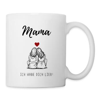 Maman, je t’aime Anniversaire Fête des mères Maman - Mug blanc - blanc - Droite
