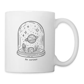 be curious - Mug - white - Right