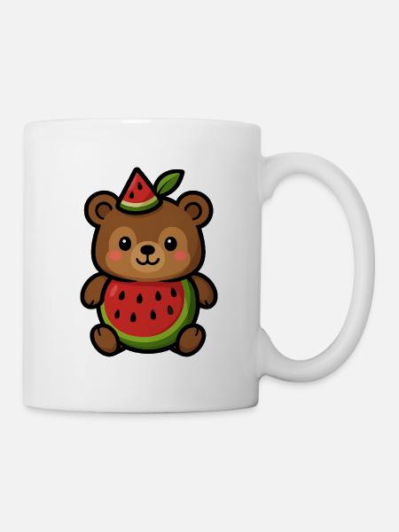Melon-Baer - Tasse - Weiß