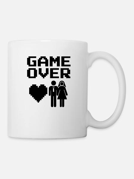 Game Over - Tasse - Weiß
