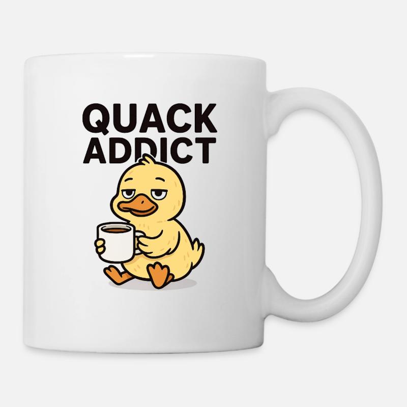 Chill Quack Coffee Club Design - Mug - white