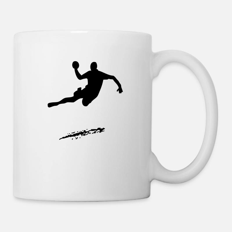 raohandball5black - Mug blanc - blanc
