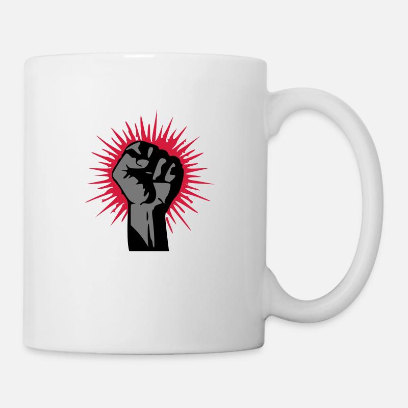 faust / fist - Tasse - Weiß