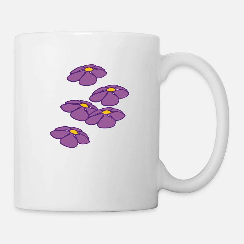 blumen - Tasse - Weiß