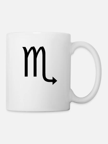 Skorpion - Tasse - Weiß