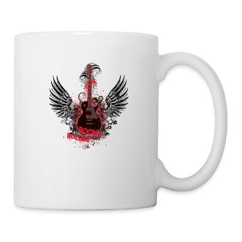 Rock'n Roller (Gitarre) 02 - Tasse - Weiß - Rechts