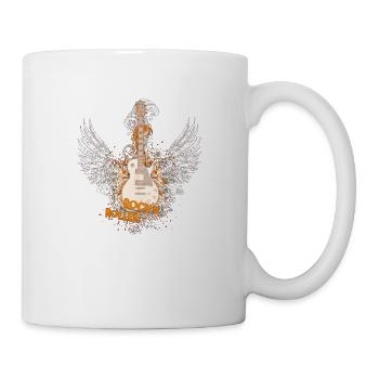 Rock'n Roller (Gitarre) 03 - Tasse - Weiß - Rechts
