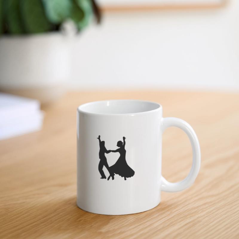 danse de danse de couples de danse Mug blanc