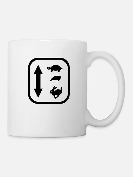 traktor schaltung - Tasse - Weiß