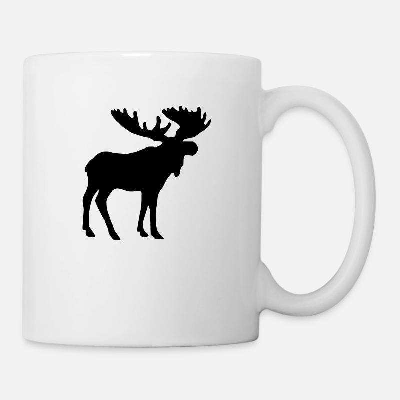 Elch - Tasse - Weiß